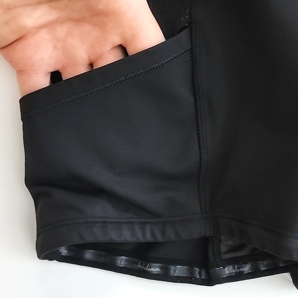 Lululemon Run Shorty Short Deep Coal Wee Are From Space April Multi Size 6 - Picture 10 of 16